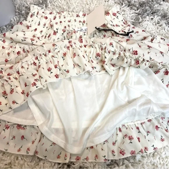 NWT Whiteroom + Cactus Ivory Floral Skirt Set - Picture 10 of 10
